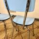 Ensemble de 2 chaises et 1 tabouret en formica