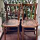 Paire de chaises de bistrot Bauman - Art nouveau