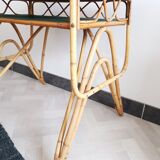 Vintage rattan desk