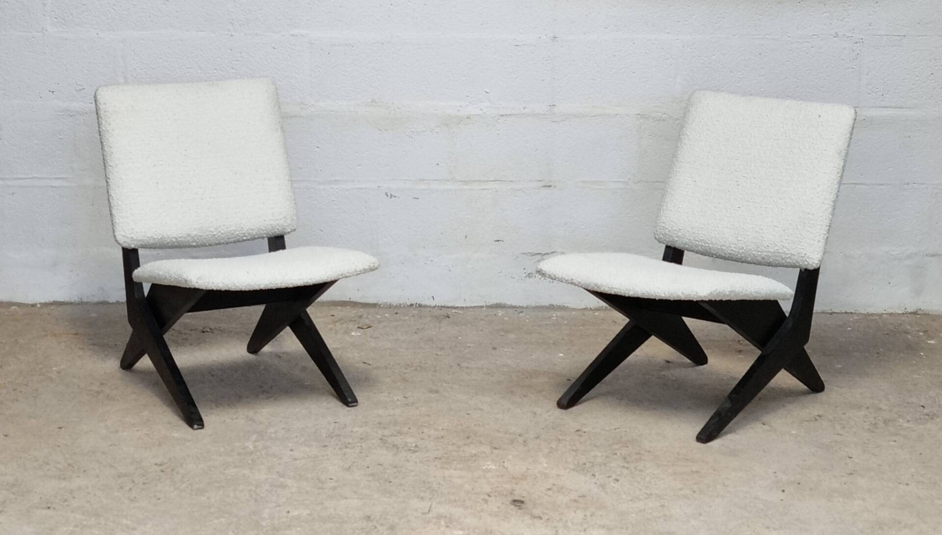 Jan van grunsven vintage designer armchairs 1950s 1960s