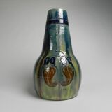 Art Deco Flemish vase with floral motifs, 1920s