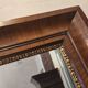 Antique beveled edge mirror in walnut frame, circa 1850
