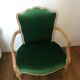 Louis XV style convertible armchair