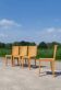 Set 4 - plywood beech dining chair Dutch design postmodern