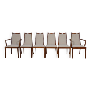 Chaises de salle à manger en teck style Mid-Century, conçues par Leslie Dandy pour G-Plan, Royaume-Uni.