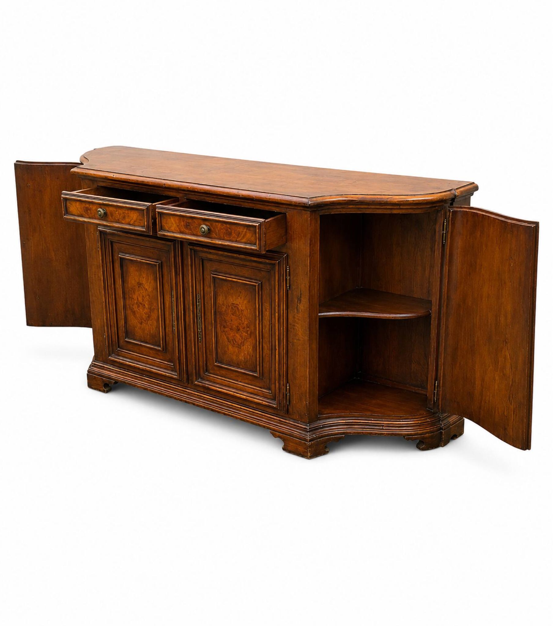 French Provençal Vintage Sideboard with 4 doors