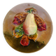 Pear slip plate in relief