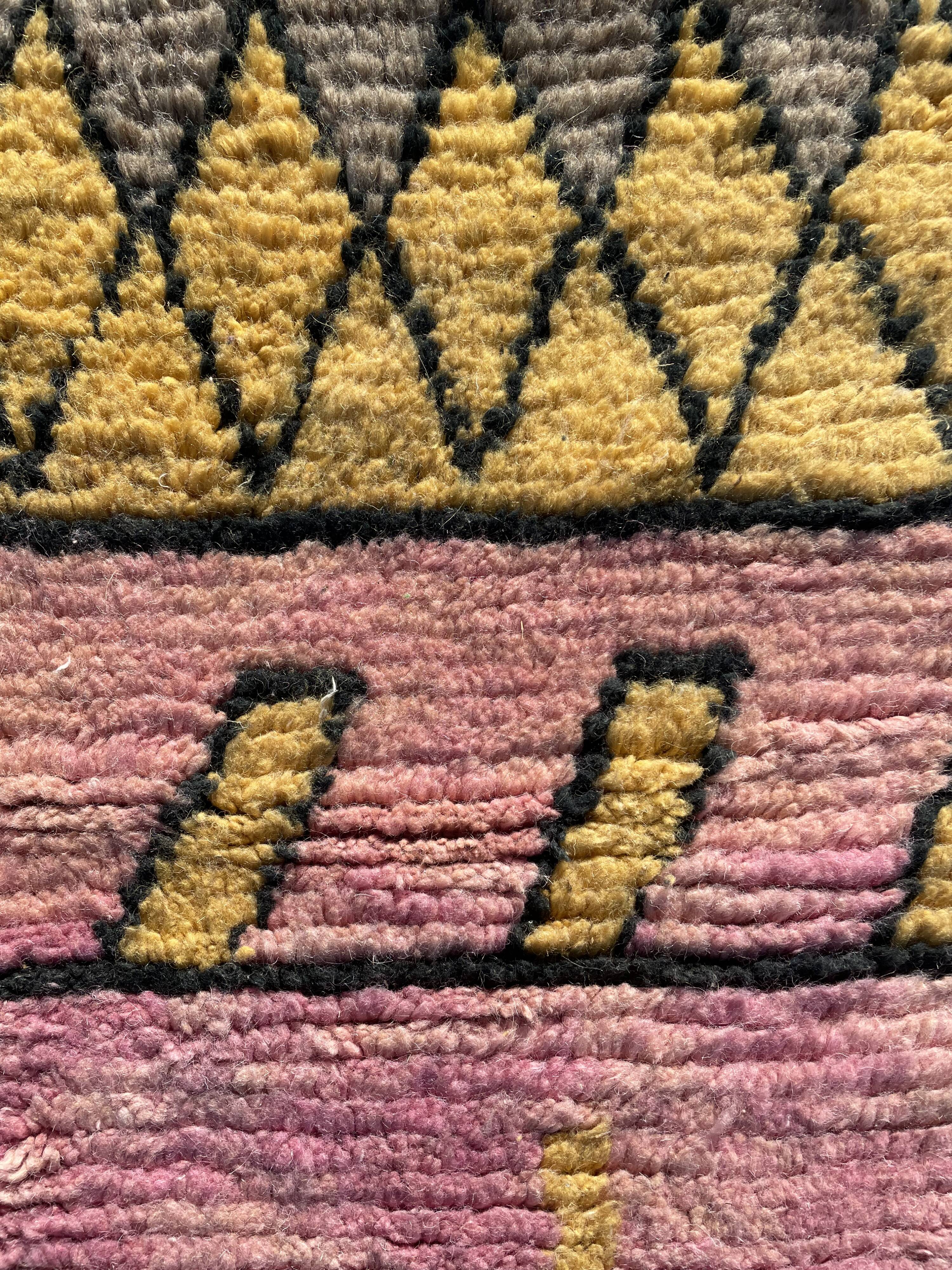 Boujad berbere rug in wool