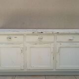 Rustic antique patinated sideboard
