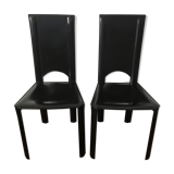 Pair of Couro of Brazil chairs