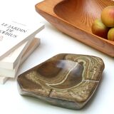 Carved stone ashtray, 70s
