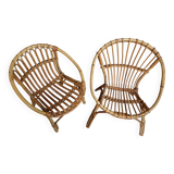 Fauteuil rotin enfant