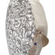 Housse de coussin etnik blanc gris - 50 x 50