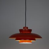 Danish vintage pendant lamp Penta by Jo Hammerborg, Fog og Morup, 1963