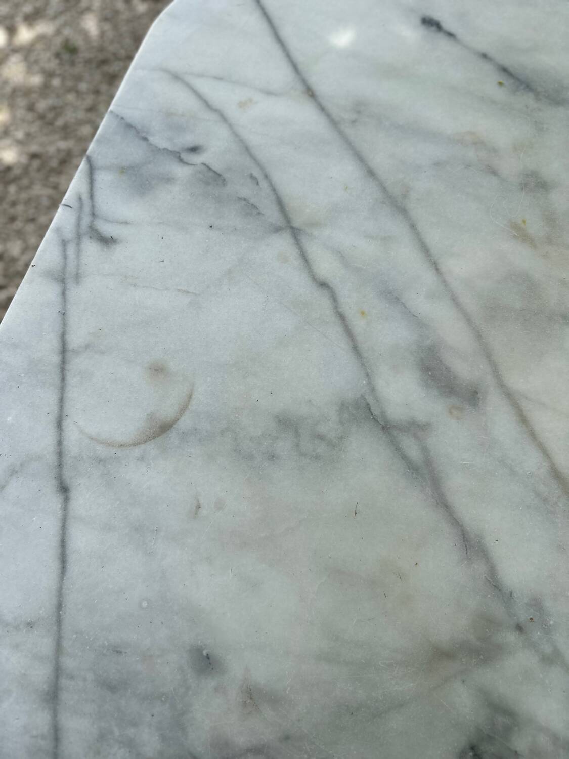 Marble garden table