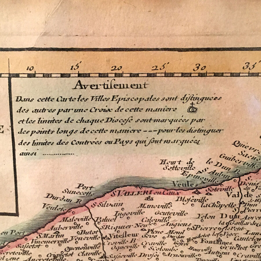 Map of Normandy (XVIIIth)