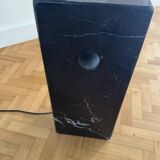 Arco floor lamp black marble