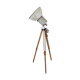 Industrial floor lamp on tripod