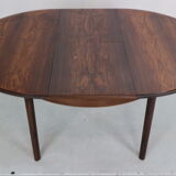 Scandinavian Modern Extendable Oval/Round Dinning Table, 1960, Denmark