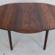 Scandinavian Modern Extendable Oval/Round Dinning Table, 1960, Denmark