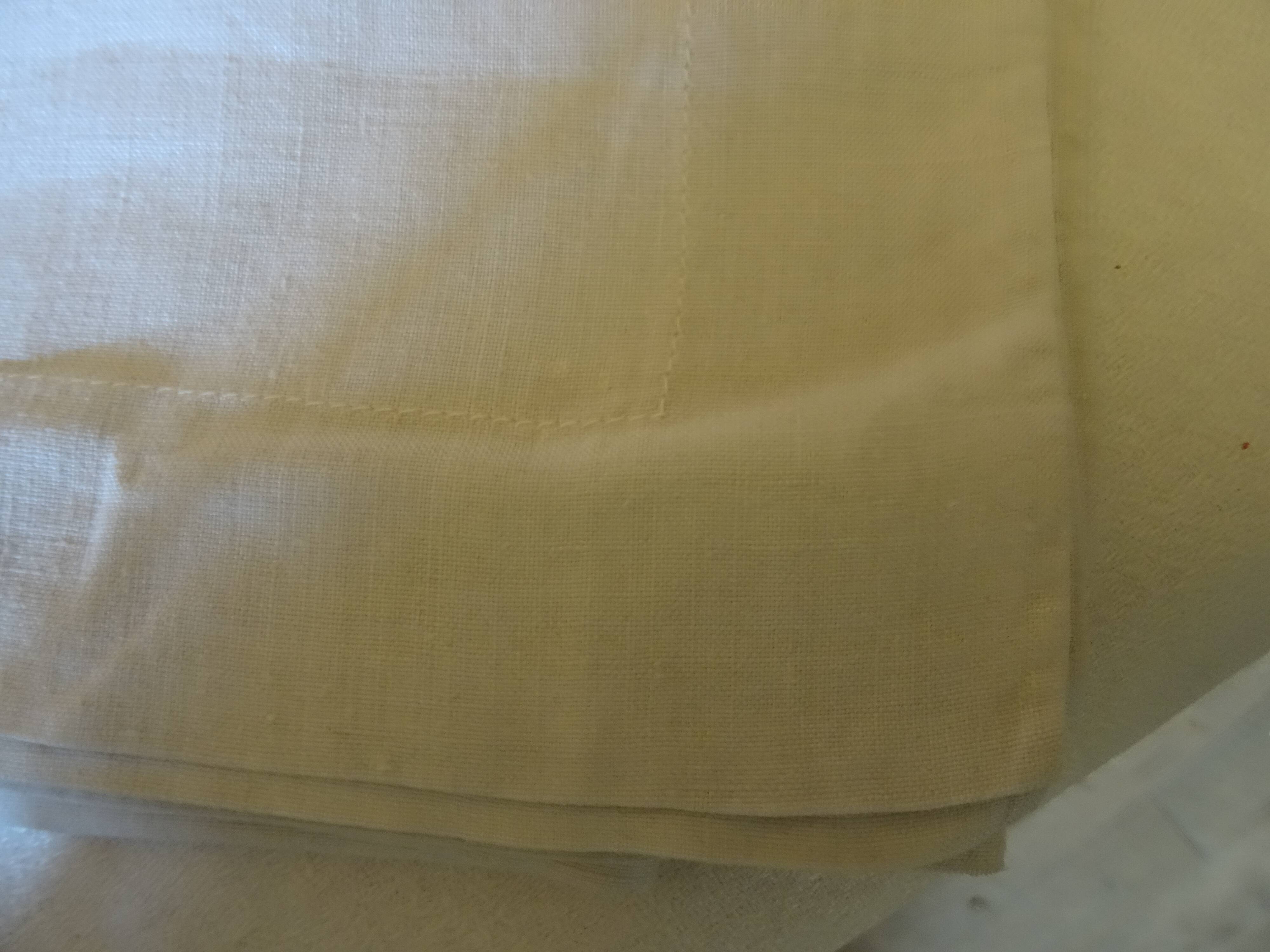 Pair of linen pillowcases