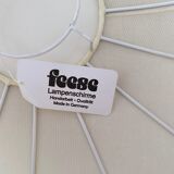 Hanging lamp wkr leuchten, brass chandelier, vintage interior.