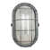 Industrial Grey Wall Light with Milk Glass, 1970s