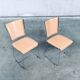 Set of Postmodern Italian Design Leather Dining Chairs by Segis, 1990s