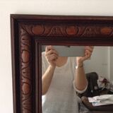 Former mirror in solid oak 80x56cm