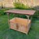 Vintage store serving table 1900