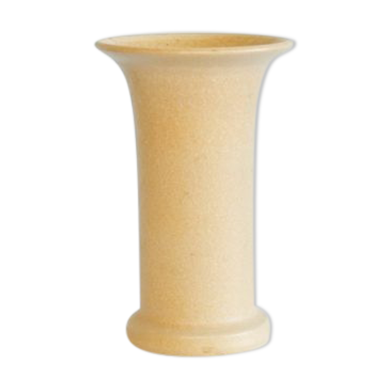 Beige conical vase