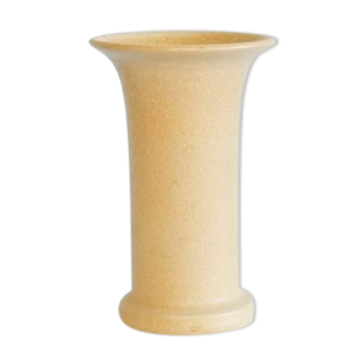 Vase conique beige