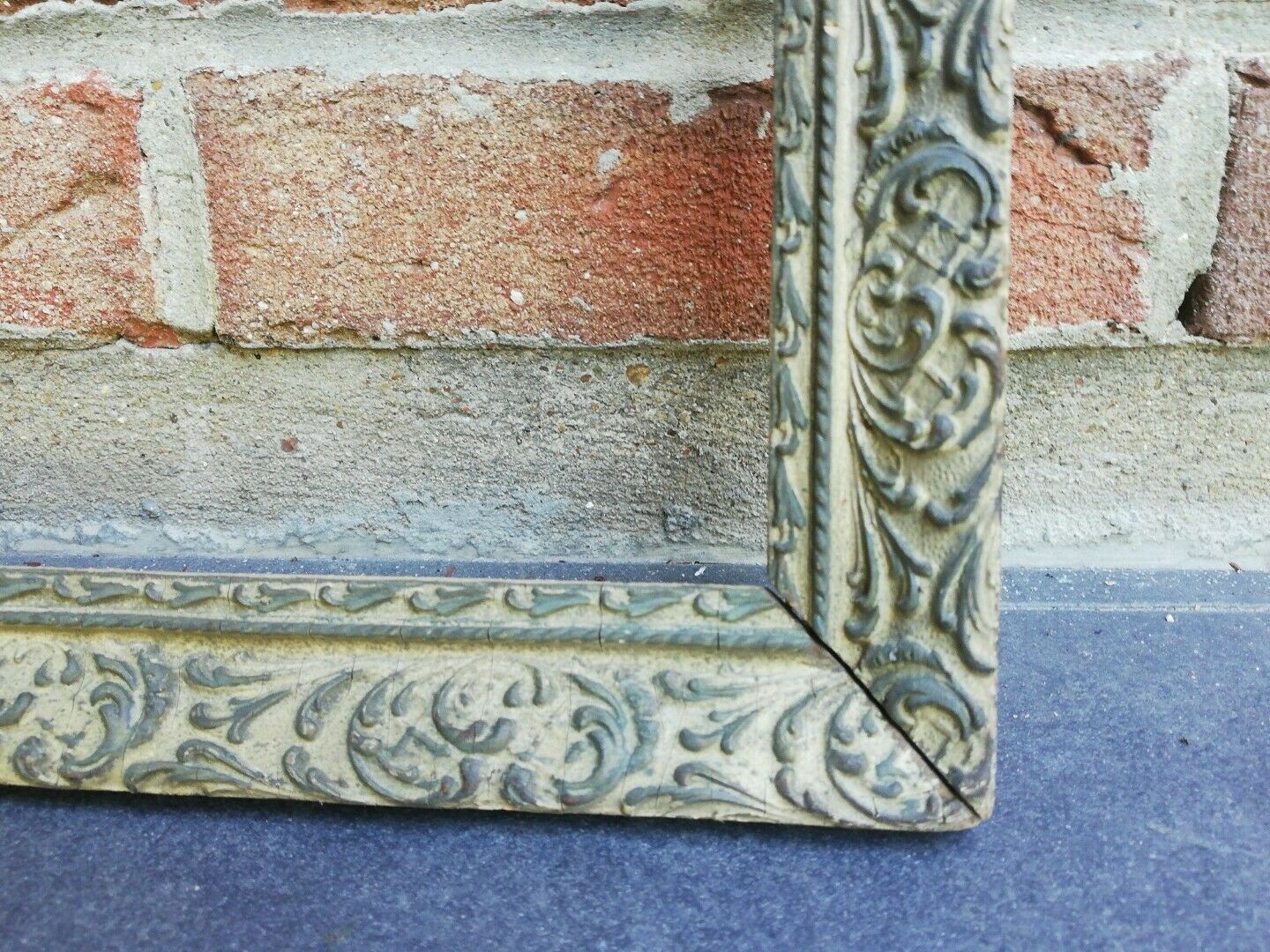 Old wooden and plaster frame