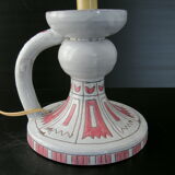 Vintage ceramic lamp foot 1950