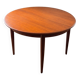 Large Danish round/oval table for 4 to 7-8 people, extendable (110 -
