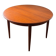 Large Danish round/oval table for 4 to 7-8 people, extendable (110 -