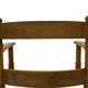 Art Deco chair minimalist oak wicker minimalist design