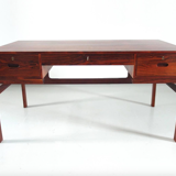 Mid-Century Danish Rio Model Jakaranda Rosewood Desk by Arne Wahl Iversen for Vinde, 1960s