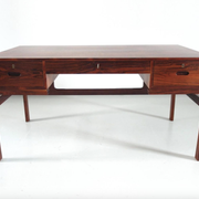 Mid-Century Danish Rio Model Jakaranda Rosewood Desk by Arne Wahl Iversen for Vinde, 1960s