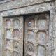 Very old Indian door from Rajasthan in functional teak.