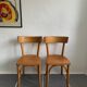 4 chaises bistrot vintage Baumann