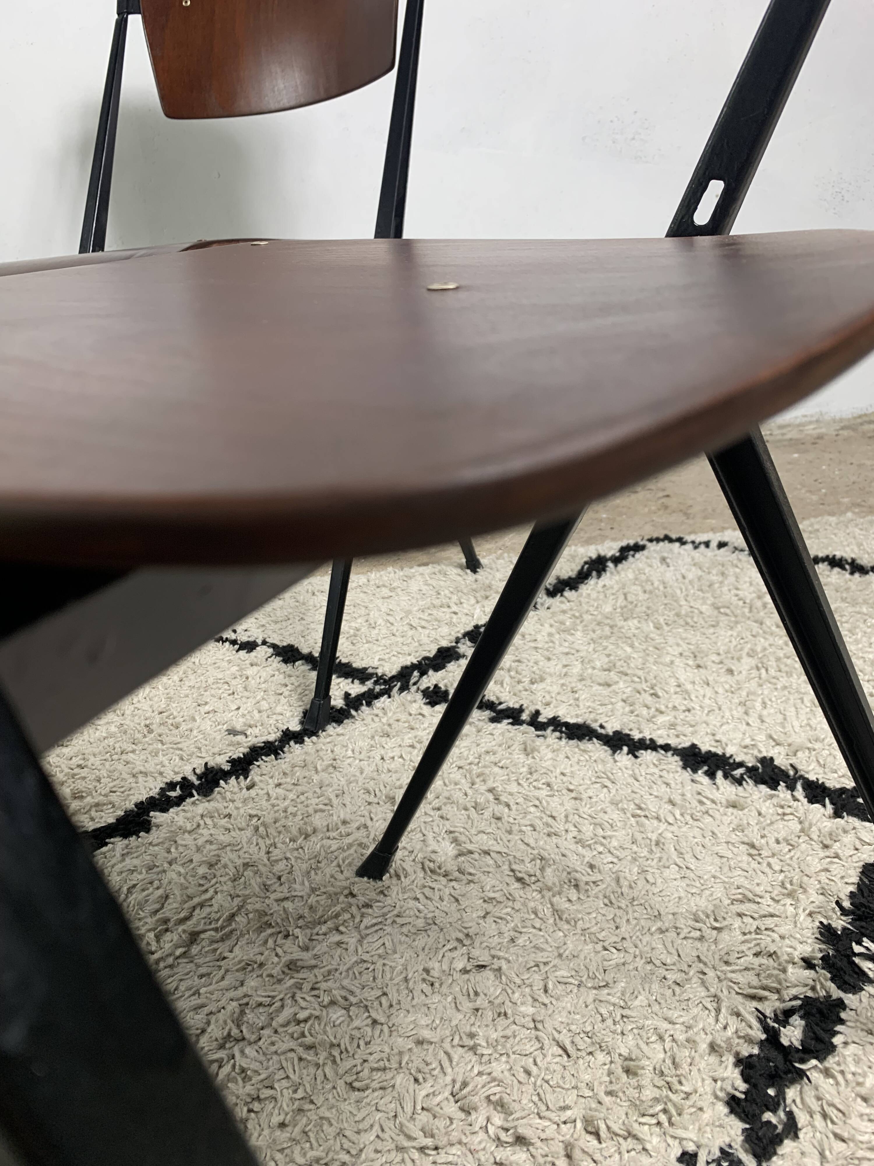 Pyramid Chairs By Wim Rietveld, Set Of 4