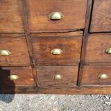 Wooden trade furniture 12 drawers hardware