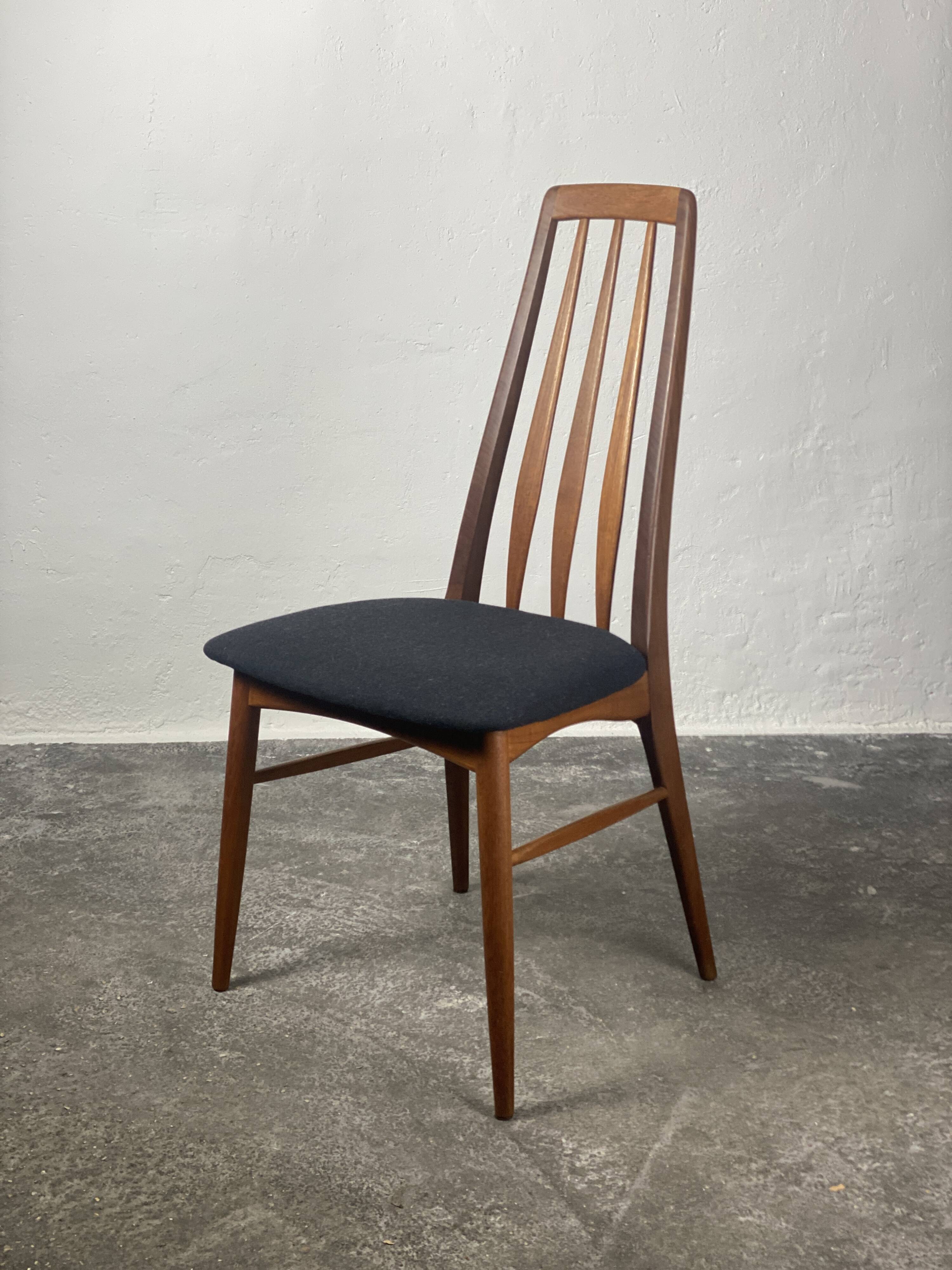 Scandinavian Eva chair by Niels Koefoed, fabric, 1964