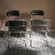 Lot de 4 chaises vintage