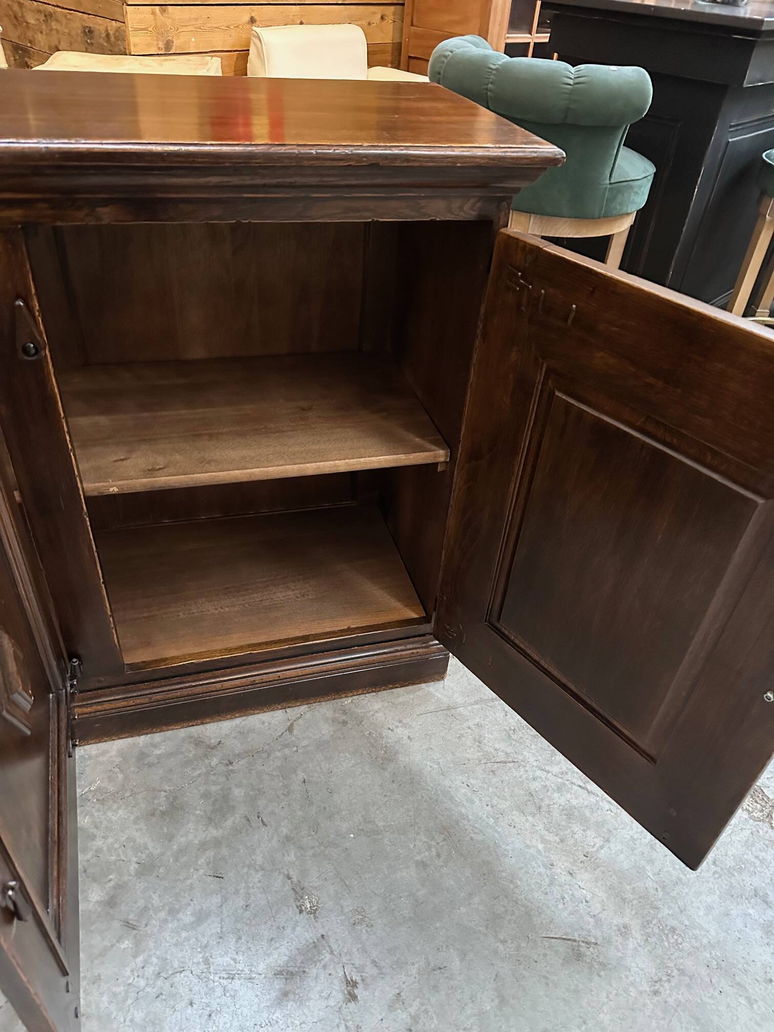 Solid oak sideboard, 1960s