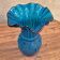 Vase bleu cobalt en verre