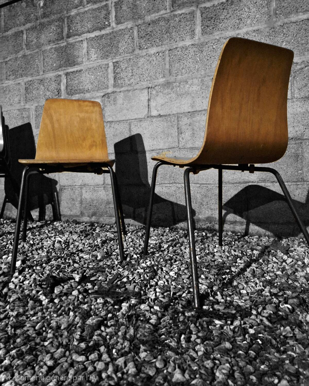 Suite de 6 Chaises Pierre Guariche modèle Papyrus Édition Steiner 1950