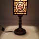 Art Nouveau wooden lamp