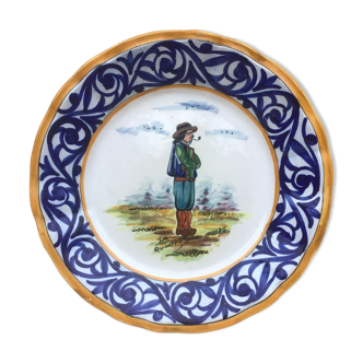 Plate HB Henriot Quimper